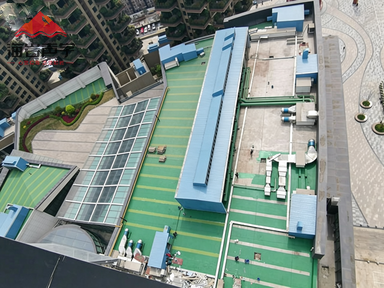 七一國際廣場商業(yè)屋面設備降噪工程